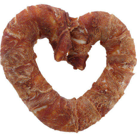 Pamlsek pro psy - srdce z kůže a kuřecího masa, 70 g