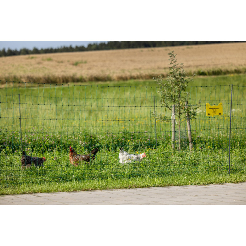 Síť premium vodivá pro drůbež 122 cm, 50 m, zelená