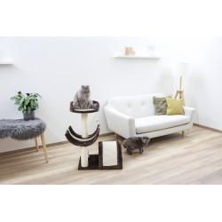 Škrabadlo pro kočky SAFARI XL - odpočívadlo, hnědá