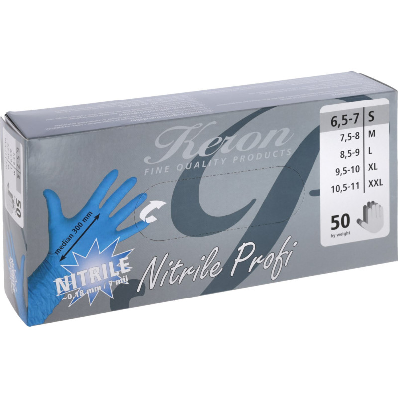 Rukavice nitrilové Profi, délka 30 cm