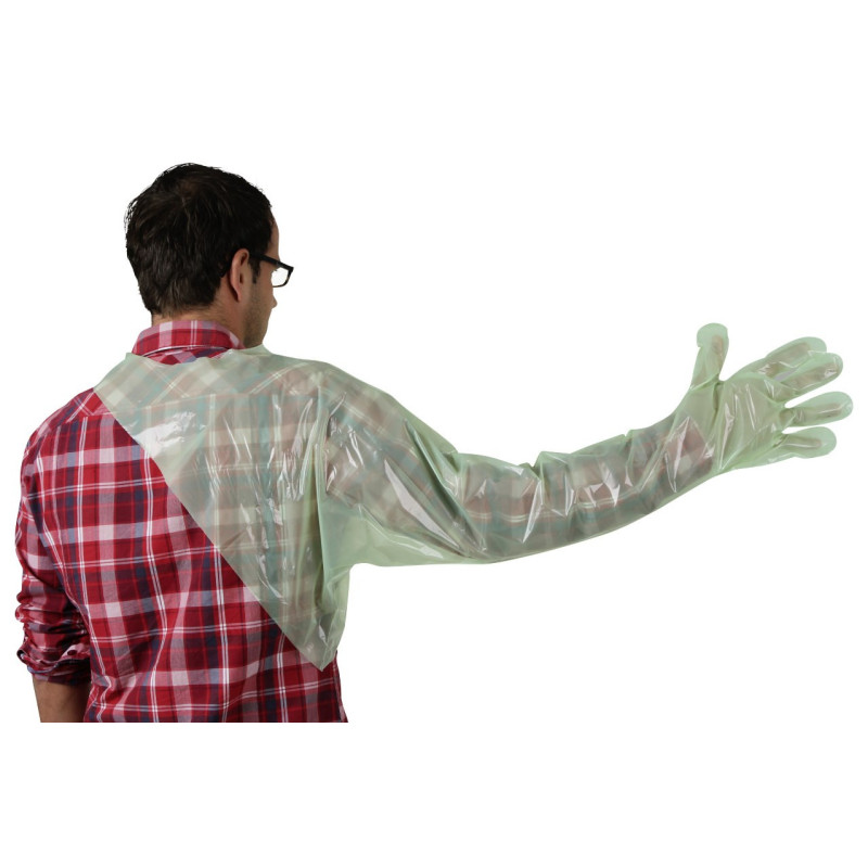 Rukavice veterinární přes rameno, 120 cm