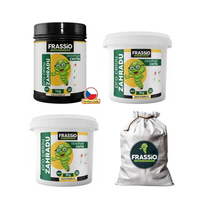 FRASSiO Organické hmyzí hnojivo NPK s chitinem