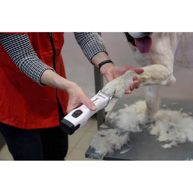 Aesculap strojek stříhací Durati White GT434-WS, na skot a psy, vč. stříhací hlavy 1,5 mm