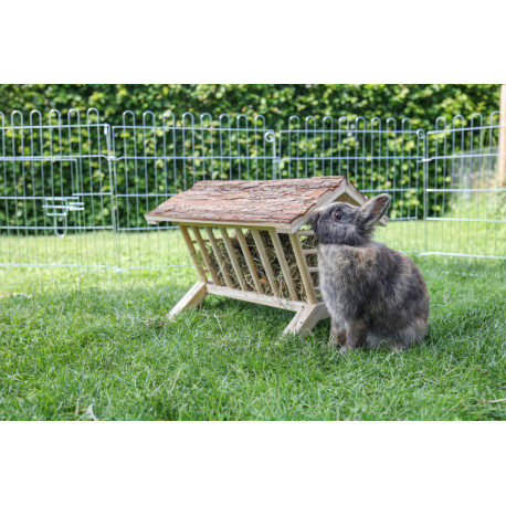 Jesle na seno se stříškou velké, dřevěné, 45 cm Jesle na seno se stříškou velké, dřevěné, 45 cm