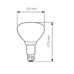 Infražárovka Philips 150 W, čirá Infražárovka Philips 150 W, čirá