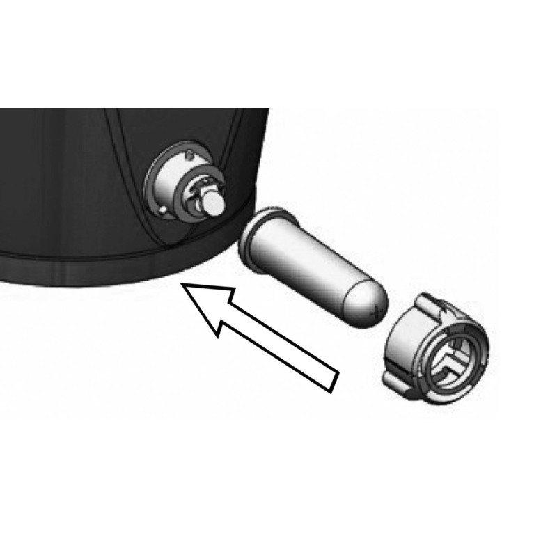 Kbelík napájecí plastový s hygienickým ventilem