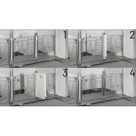 Přístřešek pro telata Flex 3 - hybridní, mobilní, 3 místa