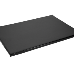 Rohož dezinfekční, plné dno, 85 x 60 x 3 cm šedá / černá