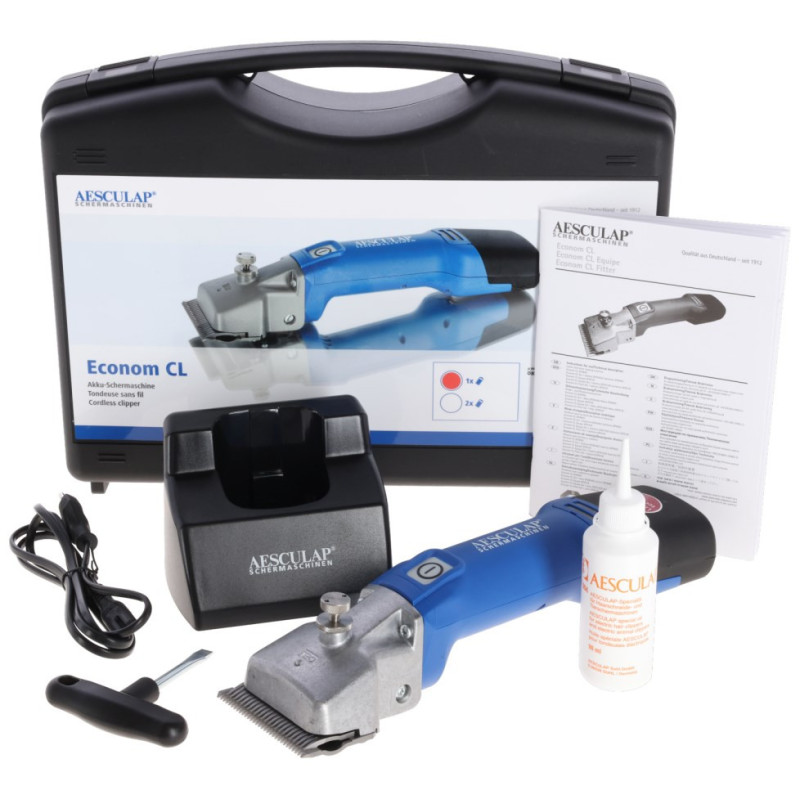 Aesculap Strojek stříhací Econom CL na skot a koně, vč. nožů 31/15 Aesculap Strojek stříhací Econom CL na skot a koně, vč. nožů 31/15