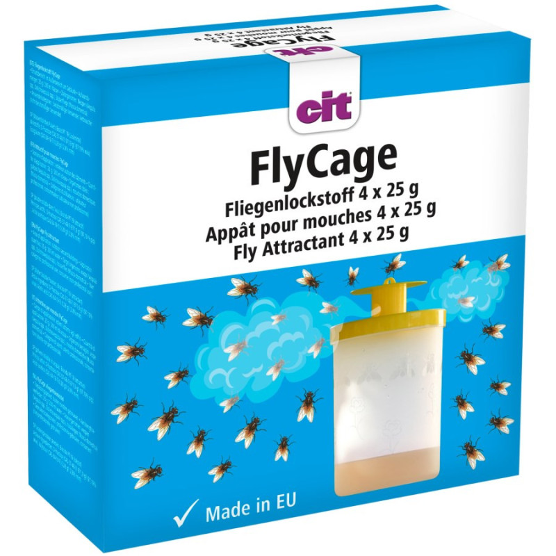 Návnada pro lapač much FlyCage3, 4 x 25 g