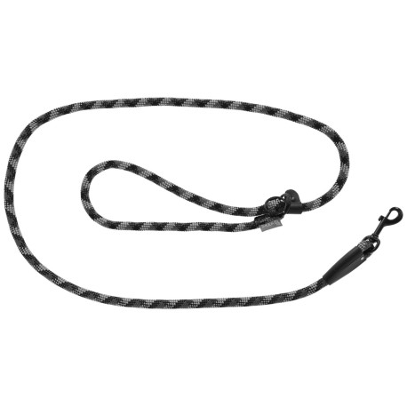 Vodítko pro psa - výcvikové vodítko Fitty, lanové, nastavitelné 105 - 200 cm, šedé