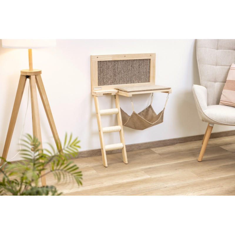 Škrabadlo pro kočky - odpočívadlo pro kočku Timber, nástěnné, 58 x 89 cm