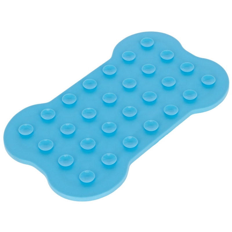 Lízací podložka pro psy, 22 x 13 cm, modrá