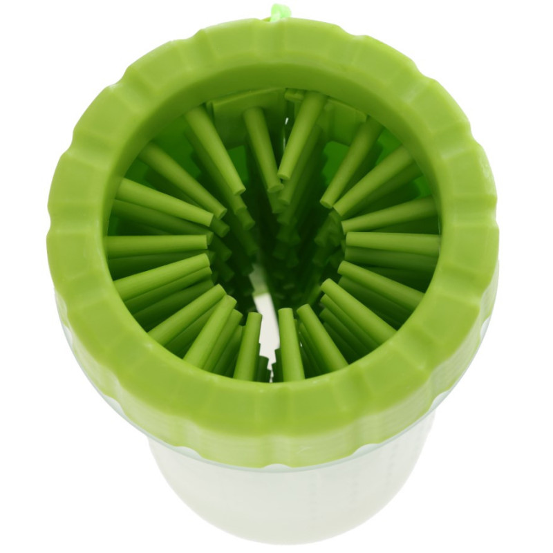 Čistič tlapek pro psy a kočky, zelený