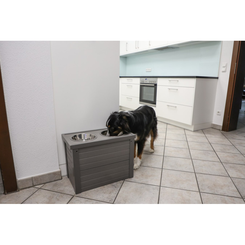 Kerbl zásobník na krmivo EKO plast, včetně dvou misek, 54 x 30 x 39,5 cm Kerbl zásobník na krmivo EKO plast, včetně dvou misek, 54 x 30 x 39,5 cm