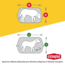 Přenoska Gulliver 7, 102 x 72 x 76 cm, kovová dvířka
