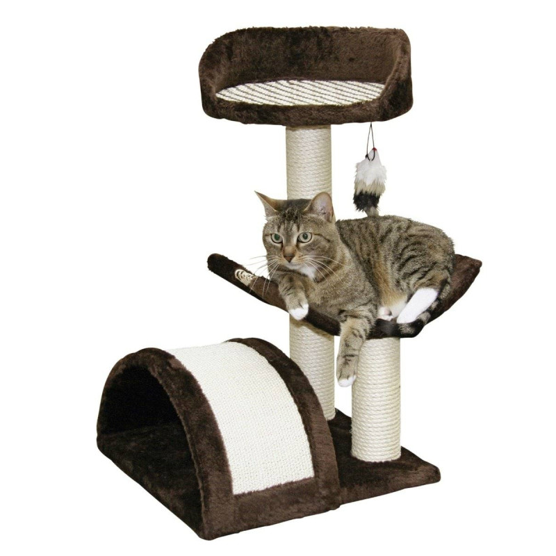 Škrabadlo pro kočky SAFARI - odpočívadlo, hnědá Škrabadlo pro kočky SAFARI - odpočívadlo, hnědá