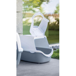 Toaleta pro kočky Cathy Easy Clean - kočičí WC s filtrem a lopatkou