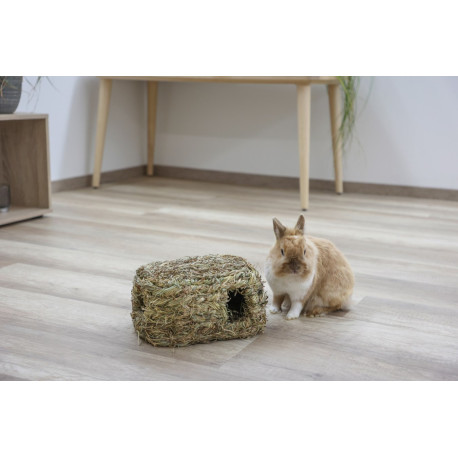Domek pro králíky z trávy, 28 x 18 x 15 cm