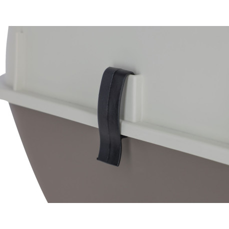 Snáškové hnízdo pro slepice, plast, 52 x 39 x 39 cm, hnědá