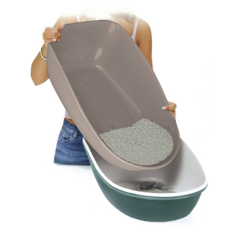 Toaleta pro kočky, nekrytá - kočičí WC Furba chic maxi Toaleta pro kočky, nekrytá - kočičí WC Furba chic maxi