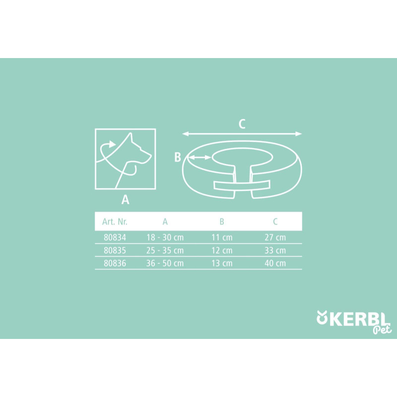 Ochranný límec pro psy, nafukovací