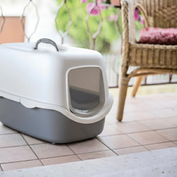 Toaleta pro kočky Cathy, kočičí WC s klapkou