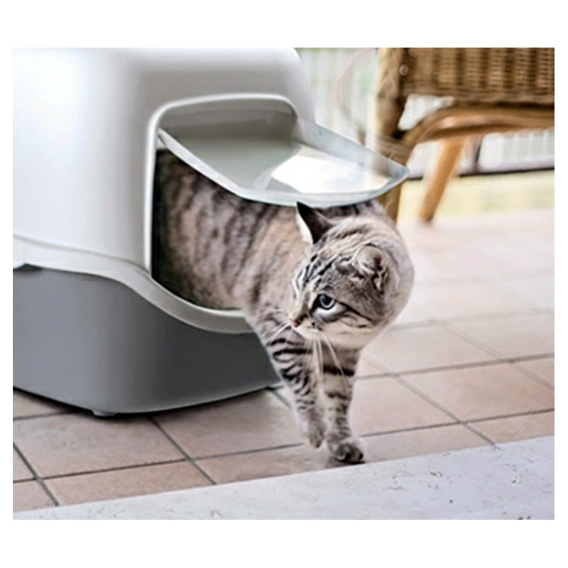 Toaleta pro kočky Cathy, kočičí WC s klapkou