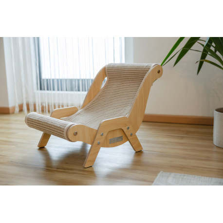 Kočičí lehátko Sundowner, 52x37x37 cm, hnědé