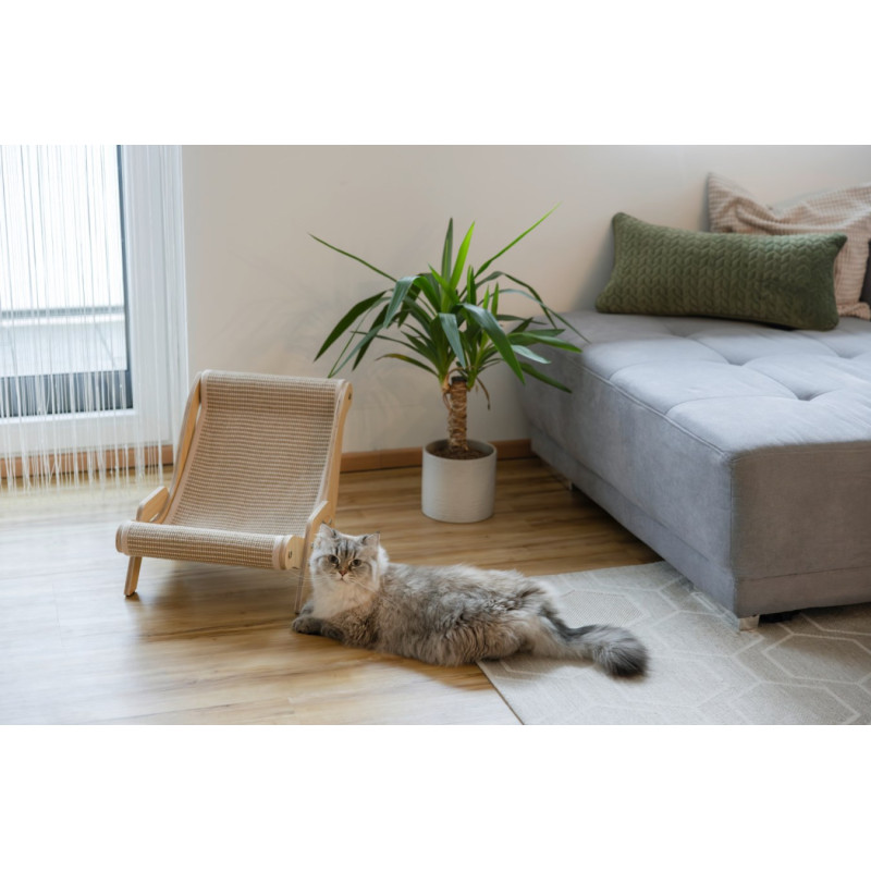 Kočičí lehátko Sundowner, 52x37x37 cm, hnědé