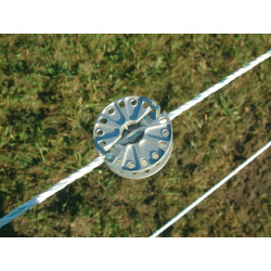 Napínák drátu pro elektrický ohradník, průběžný, kolečkový