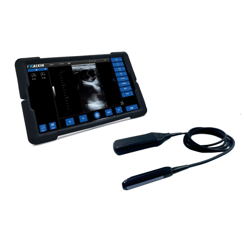 Ultrazvukový scanner K6, přenosný veterinární ultrazvuk s rektální sondou a tabletem