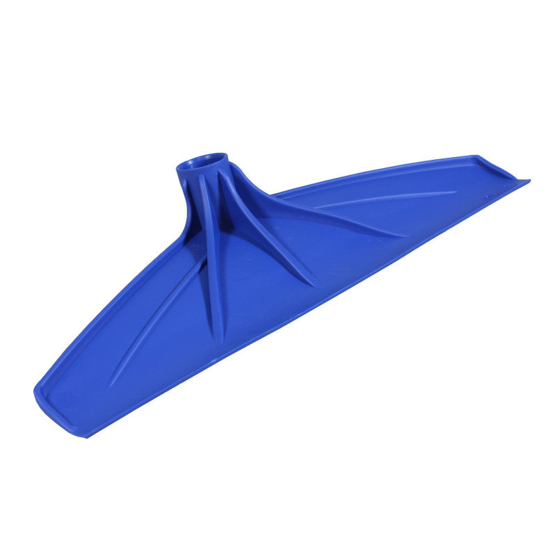 Stěrka na hnůj, plastová, 38 cm, modrá