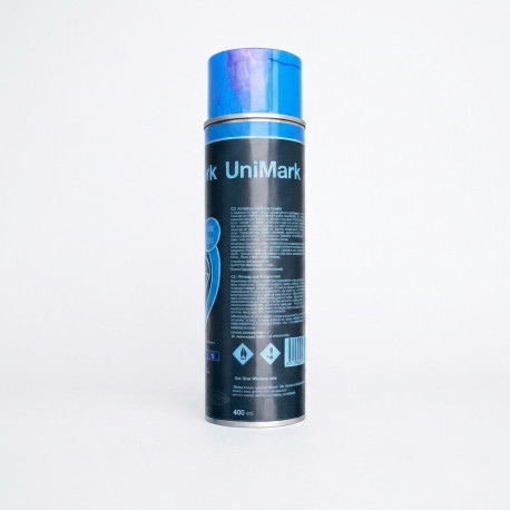 Sprej značkovací Unimark 500 ml, modrý - SLEVA