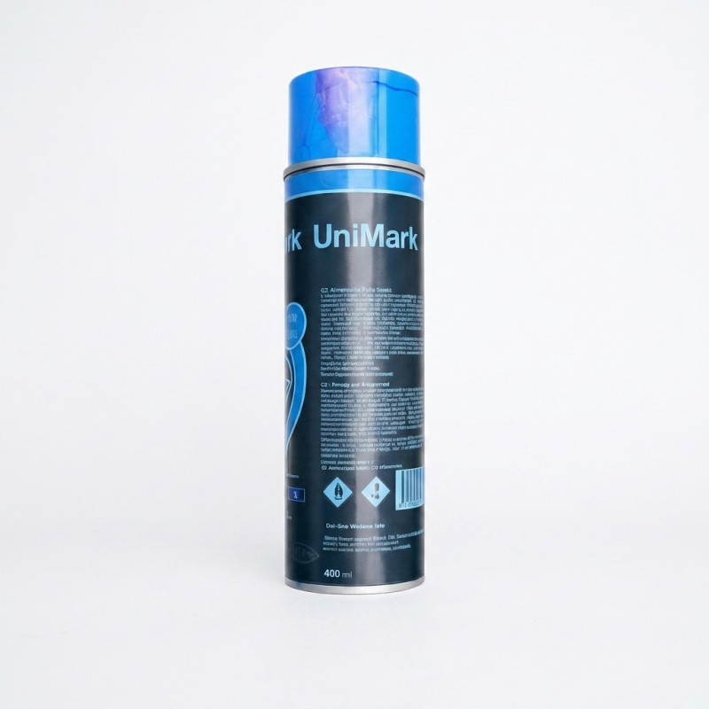 Sprej značkovací Unimark 500 ml, modrý - SLEVA