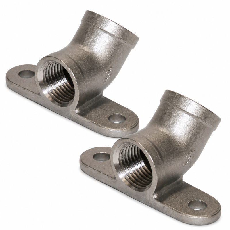 Úchyt kolíkových napáječek, nerez 1/2" - 1/2 Úchyt kolíkových napáječek, nerez 1/2" - 1/2
